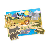 Safari Peg Puzzle - 7 Pieces E8