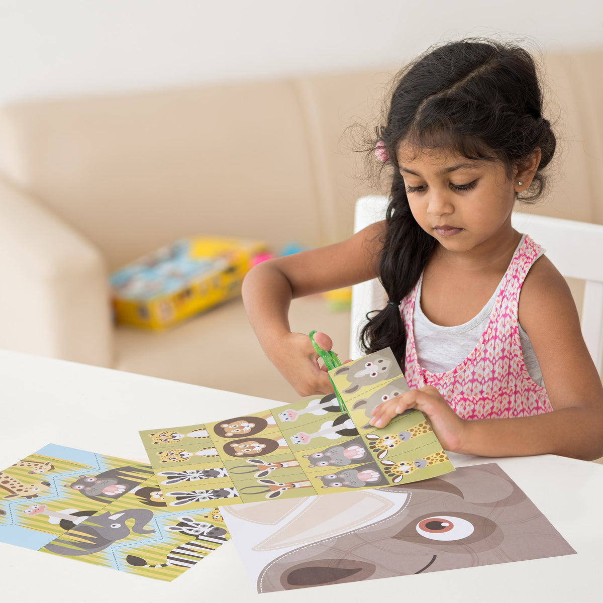 Safari Scissor Skills Activity Pad J9