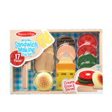 Sandwich Making Set - Wooden Play Food M0