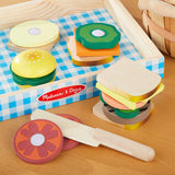 Sandwich Making Set - Wooden Play Food M0