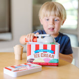 Scoop & Stack Ice Cream Cone Magnetic Play Set Y0
