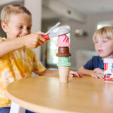 Scoop & Stack Ice Cream Cone Magnetic Play Set Y0