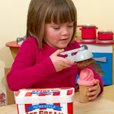 Scoop & Stack Ice Cream Cone Magnetic Play Set Y0