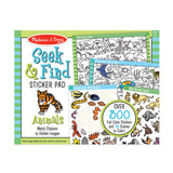 Seek & Find Sticker Pad – Animals D9