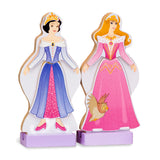 Sleeping Beauty & Snow White Wooden Magnetic Dress-Up W7
