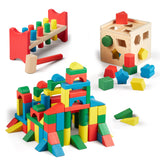 Stack, Sort & Pound Wooden Toy Collection B6