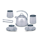 Stainless Steel Tea Set with Storage Stand J8