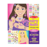 Sticker Pad - Jewelry & Nails Glitter Collection T6