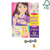 Sticker Pad - Jewelry & Nails Glitter Collection T6