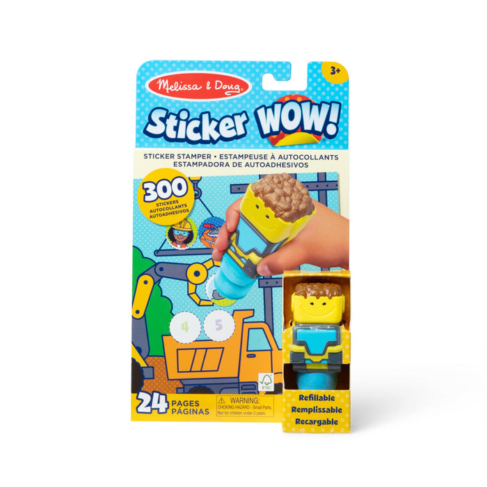 Sticker WOW!™ Activity Pad & Sticker Stamper - Bulldozer O9