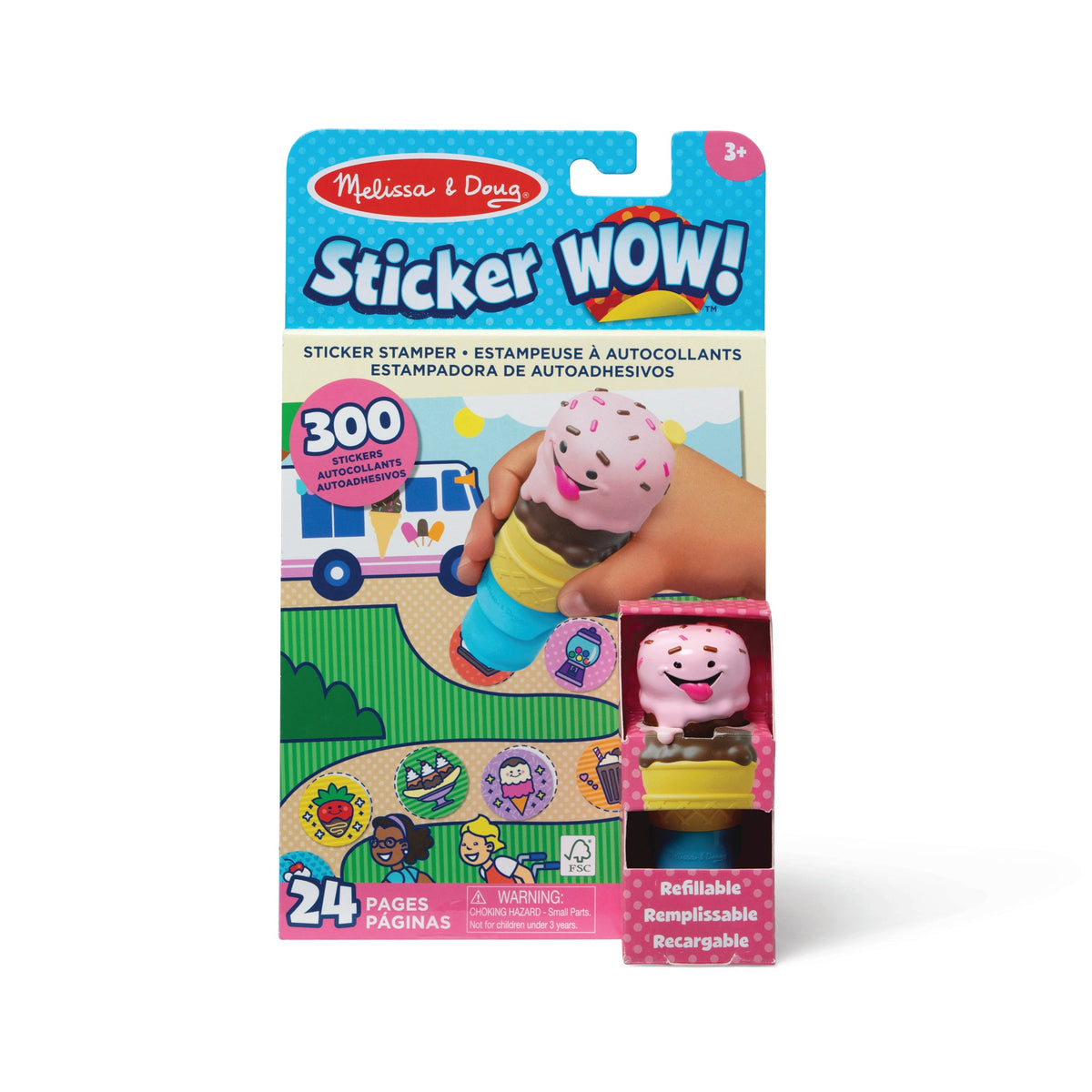 Sticker WOW!™ Activity Pad & Sticker Stamper - Ice Cream K0
