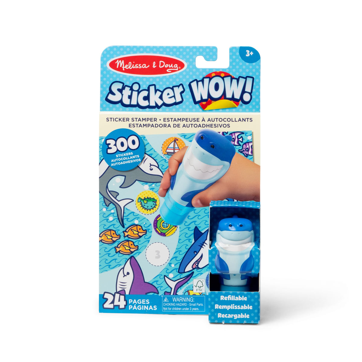 Sticker WOW!™ Activity Pad & Sticker Stamper - Shark U7