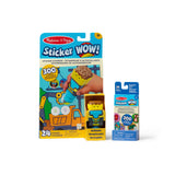 Sticker WOW!™ Bulldozer Bundle: Activity Pad & Sticker Stamper + Mini Activity Pad and 200 Refill Stickers H2