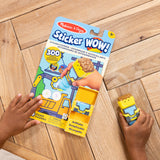 Sticker WOW!™ Bulldozer Bundle: Activity Pad & Sticker Stamper + Mini Activity Pad and 200 Refill Stickers H2