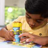 Sticker WOW!™ Bulldozer Bundle: Activity Pad & Sticker Stamper + Mini Activity Pad and 200 Refill Stickers H2