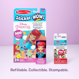 Sticker WOW!™ Disney Ariel Bundle: Activity Pad & Sticker Stamper + Mini Activity Pad and 200 Refill Stickers X7