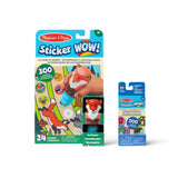 Sticker WOW!™ Fox Bundle: Activity Pad & Sticker Stamper + Mini Activity Pad and 200 Refill Stickers L0