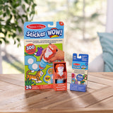 Sticker WOW!™ Tiger Bundle: Activity Pad & Sticker Stamper + Mini Activity Pad and 200 Refill Stickers I4