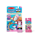 Sticker WOW!™ Unicorn Bundle: Activity Pad & Sticker Stamper + Mini Activity Pad and 200 Refill Stickers C2