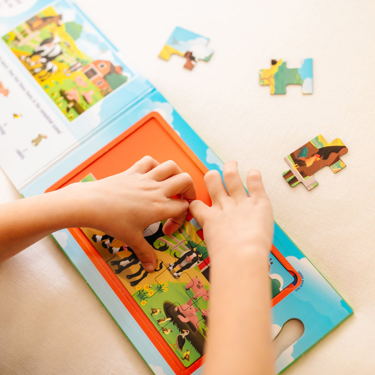 Take-Along Magnetic Jigsaw Puzzles – On the Farm Y8