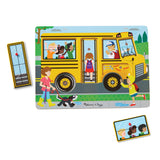 The Wheels on the Bus Song Puzzle - 6 Pieces R9