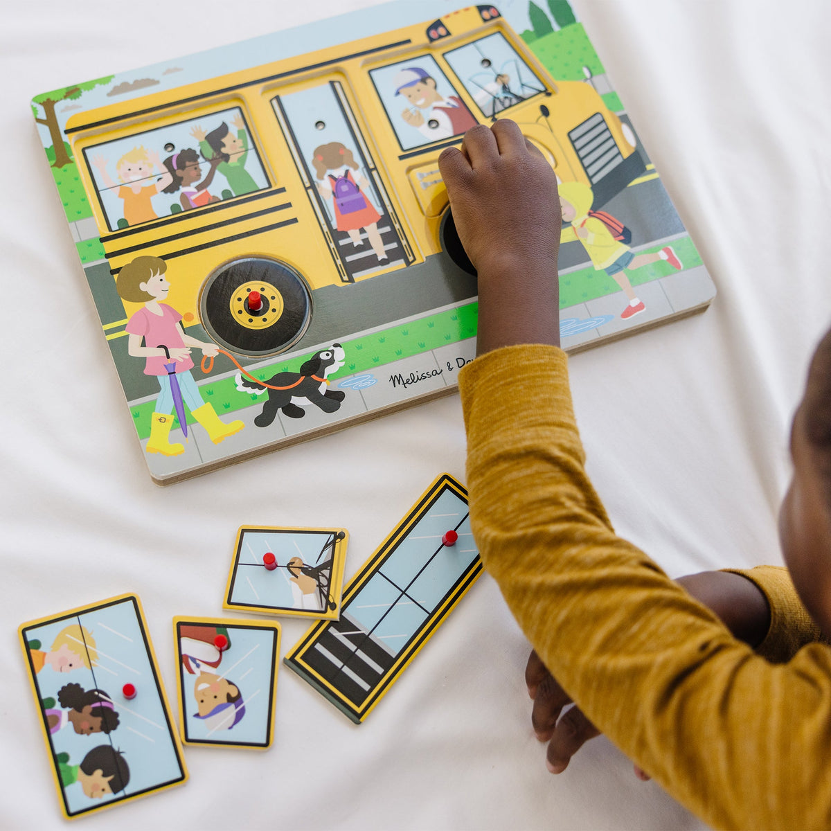 The Wheels on the Bus Song Puzzle - 6 Pieces R9