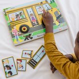 The Wheels on the Bus Song Puzzle - 6 Pieces R9