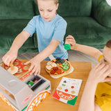 Top & Bake Pizza Counter - Wooden Play Food J2