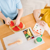 Top & Bake Pizza Counter - Wooden Play Food M5