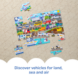 Traffic Jam Floor Puzzle - 24 Pieces U5