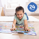 Traffic Jam Floor Puzzle - 24 Pieces U5