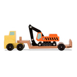 Trailer & Excavator Wooden Vehicles Play Set S9