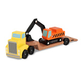 Trailer & Excavator Wooden Vehicles Play Set S9