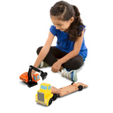 Trailer & Excavator Wooden Vehicles Play Set S9
