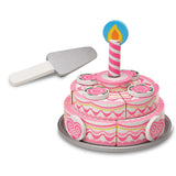 Triple-Layer Party Cake - Wooden Play Food L2