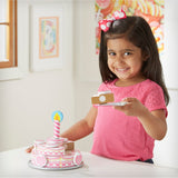 Triple-Layer Party Cake - Wooden Play Food L2