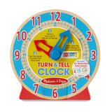 Turn & Tell Wooden Clock M6