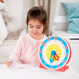 Turn & Tell Wooden Clock M6