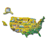 U.S.A. Map Wooden Puzzle A0