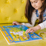 U.S.A. Map Wooden Puzzle A0