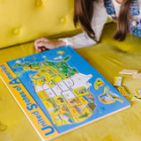 U.S.A. Map Wooden Puzzle A0