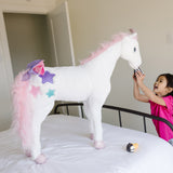 Unicorn Lifelike Plush Stuffed Animal D6