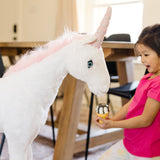 Unicorn Lifelike Plush Stuffed Animal D6