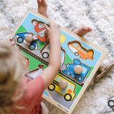 Vehicles Jumbo Knob Puzzle - 8 pieces V0