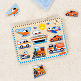 Vehicles Sound Puzzle - 8 Pieces Q5