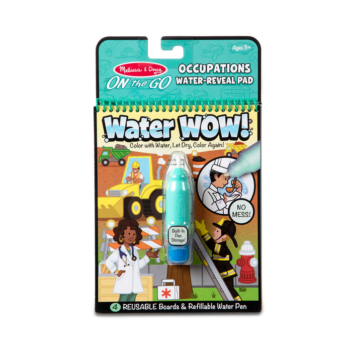 Water Wow! Occupations - Water Reveal Pad On the Go Travel Activity X1
