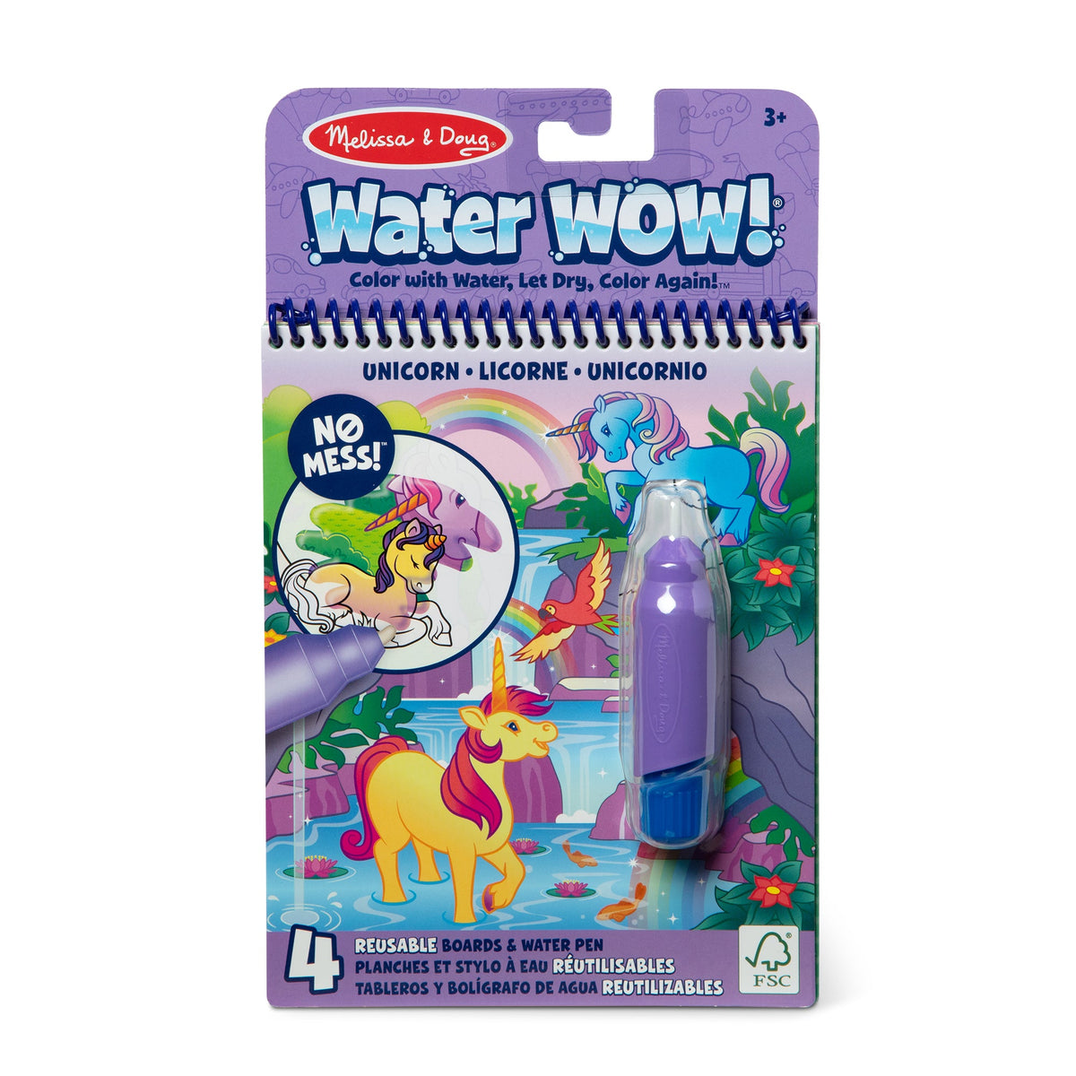 Water WOW! Water-Reveal Pad - Unicorn N8