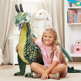 Winged Dragon Lifelike Plush Stuffed Animal D5