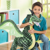 Winged Dragon Lifelike Plush Stuffed Animal D5