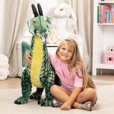 Winged Dragon Lifelike Plush Stuffed Animal D5